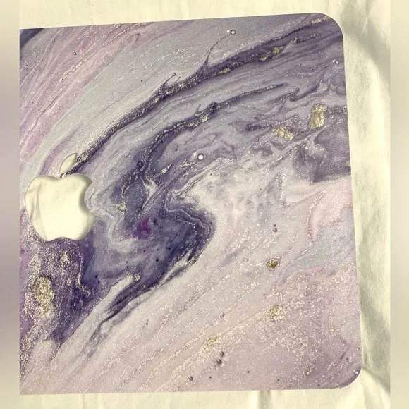 Purple Marble MacBook Pro Case, Snap - Picture 3 of 9